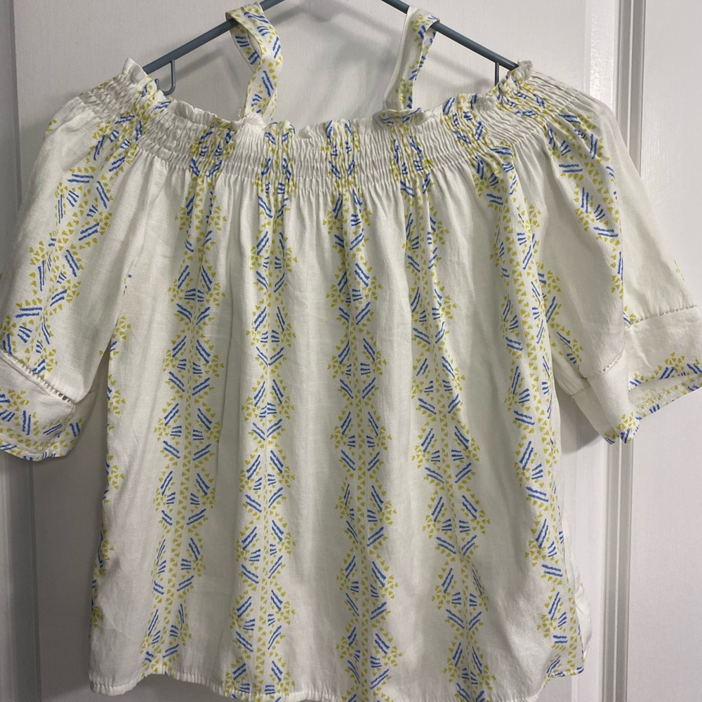 Love Notes Juniors Cold Shoulder Blouse, Sz M